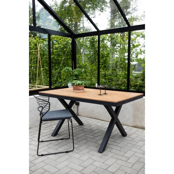 Garcia matbord 150 x 90 cm - Svart/Natur Garcia matbord 150 x 90 cm - Svart/Natur