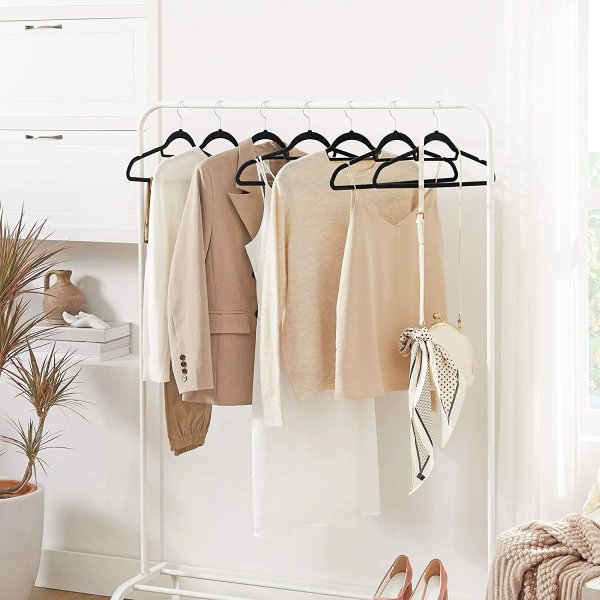 Kldgalge, sammet, 45 cm, 50-pack - Svart