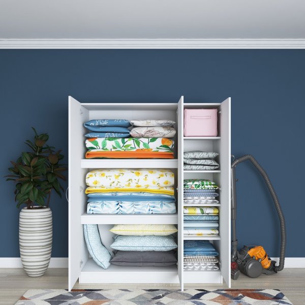 Armoire Baden 5 - Blanc Armoire Baden 5 - Blanc