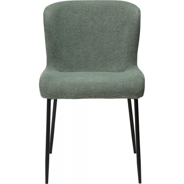 Chaise de salle à manger Glam - Boucle verte Chaise de salle à manger Glam - Boucle verte