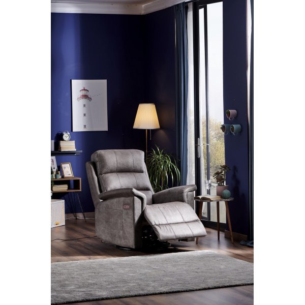 Fauteuil inclinable Tesla - Gris Fauteuil inclinable Tesla - Gris