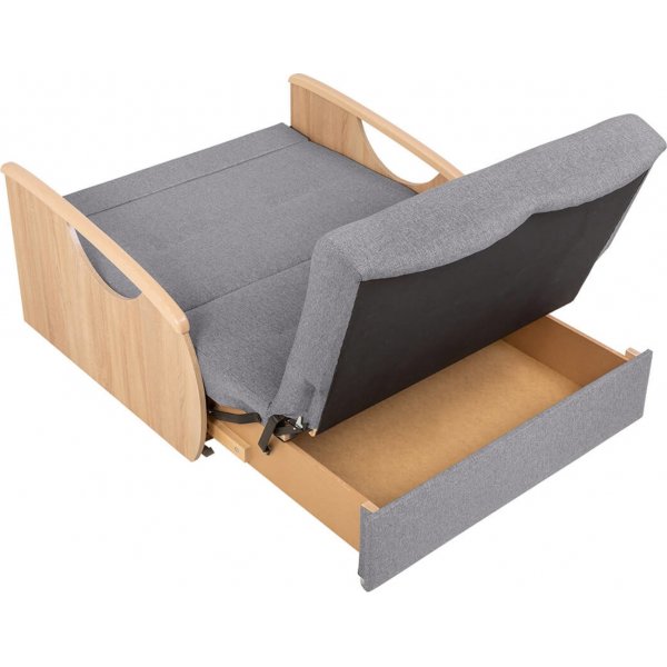 Canap-lit 2 places Ida - Gris