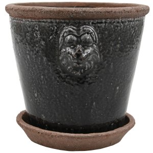Pot Lion Large - Svart - Vaser & krukor, Inredningsdetaljer