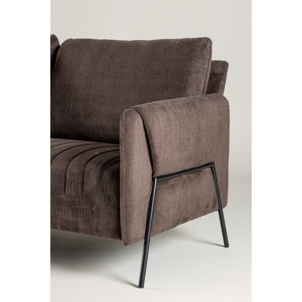 Canap 2 places Indigo - Marron