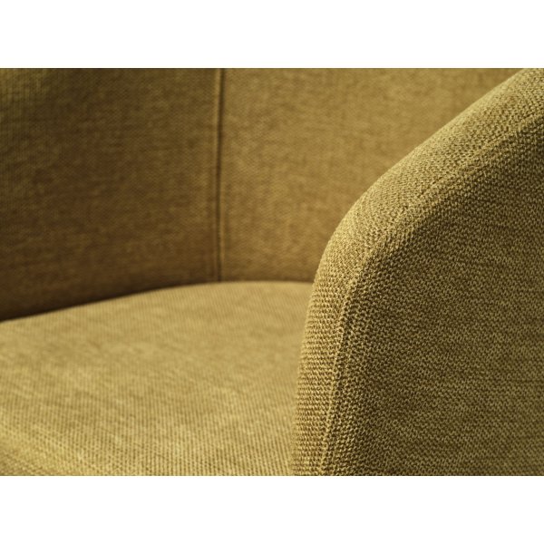 Chaise Erik en tissu jaune Chaise Erik en tissu jaune