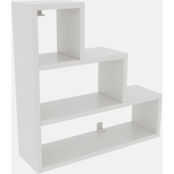 Piramide wandplank - Wit Piramide wandplank - Wit