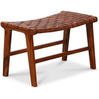 Fotpall Porto Large - Konjak / Teak Fotpall Porto Large - Konjak / Teak