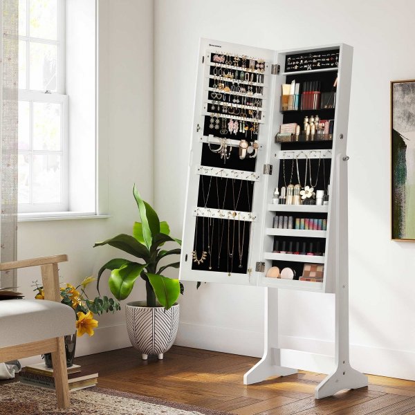 Topaas sieraden kastje - Wit