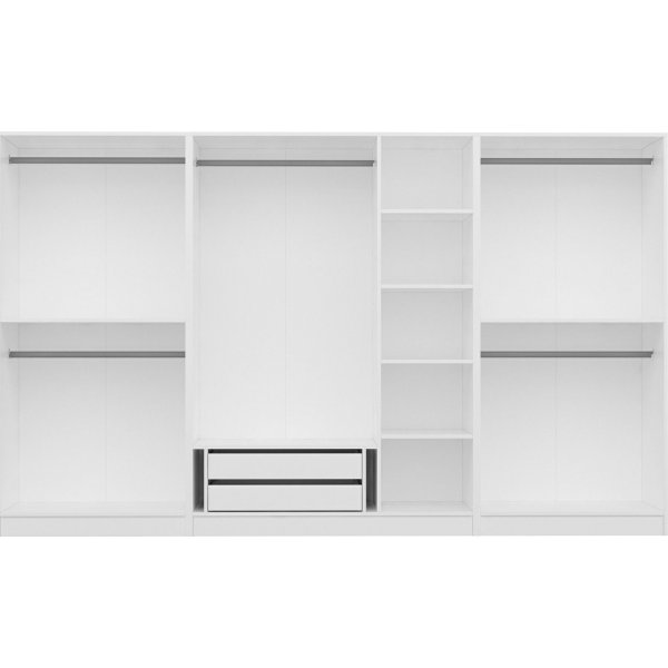 Kapeto garderob 315 cm, variant A - Vit Kapeto garderob 315 cm, variant A - Vit