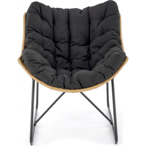 Fauteuil Whisper - Noir/beige Fauteuil Whisper - Noir/beige