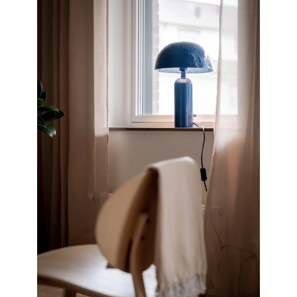 Lampe de table Carter - Bleu - 45 cm