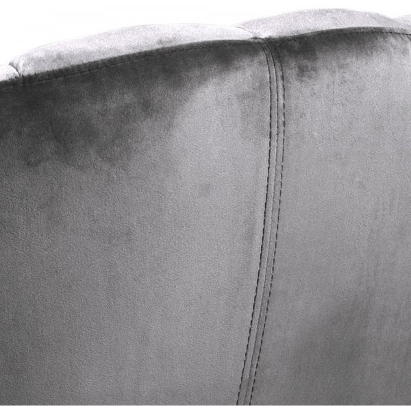 Fauteuil Daniella - Gris foncé/noir Fauteuil Daniella - Gris foncé/noir