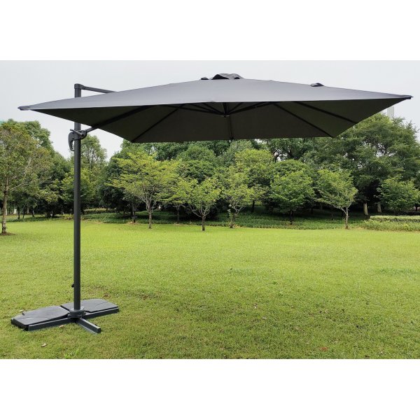 Malta Parasoll 3x3m - Antracit