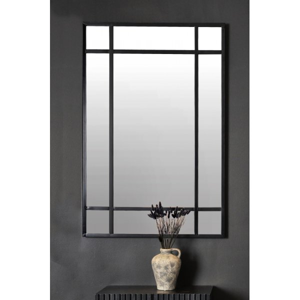 Marlon spegel 120 cm - Metall/antiksvart Marlon spegel 120 cm - Metall/antiksvart