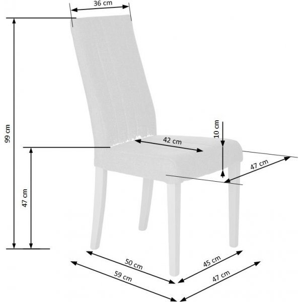 Chaise Heather - Chêne Clair Chaise Heather - Chêne Clair