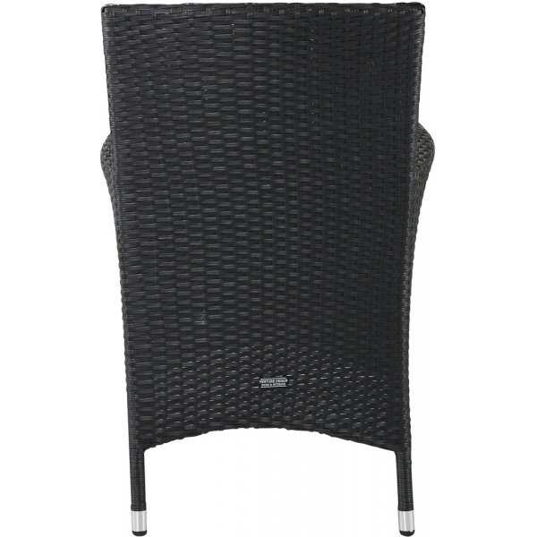 Malin matstol - Svart/Gr