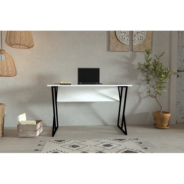 Horatio skrivbord 160 x 24,5 cm - Vit