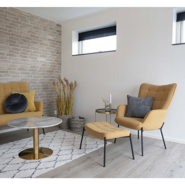 Glasgow Fotpall - Orange/svart Glasgow Fotpall - Orange/svart