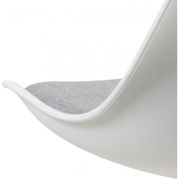 Chaise de salle  manger Dima - Blanc/gris
