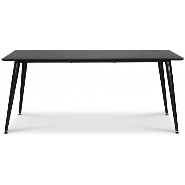 Dipp matgrupp; matbord 180x90 cm med 6 st svarta Orust pinnstolar Dipp matgrupp; matbord 180x90 cm med 6 st svarta Orust pinnstolar