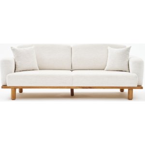 Reims 3-sits soffa - Cream