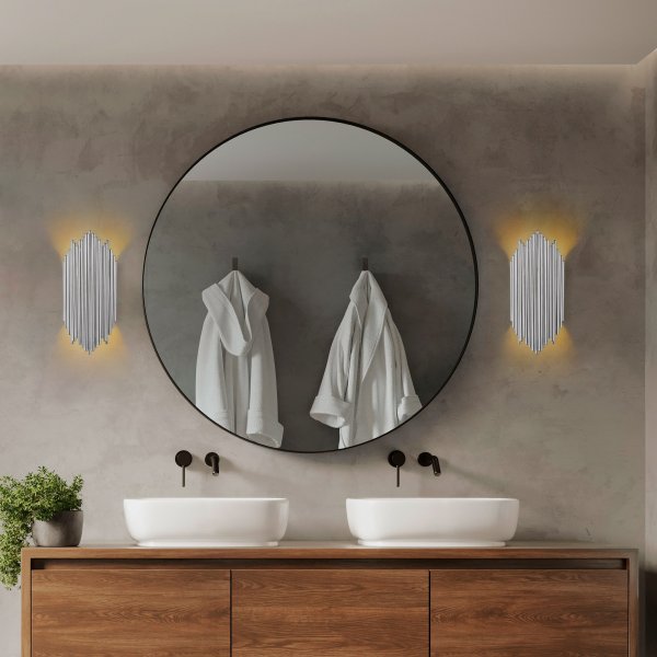 Kara wandlamp 13347 - Chroom