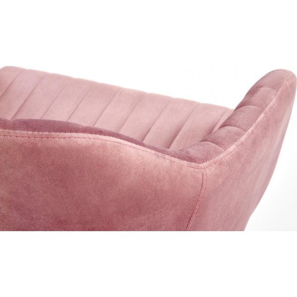 Chaise de bureau Intonaco - Velours rose Chaise de bureau Intonaco - Velours rose