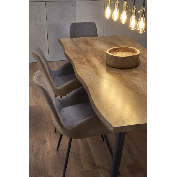 Horst matbord 150-210 x 90 cm - Ek/svart Horst matbord 150-210 x 90 cm - Ek/svart
