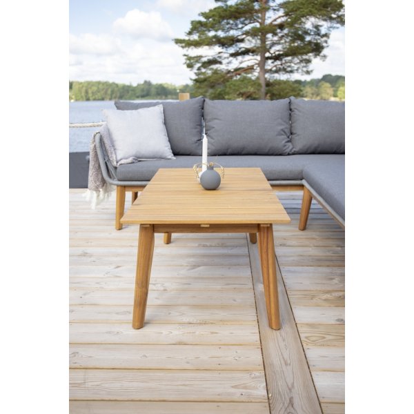 Groupe de canapés d'angle Chania - Gris Groupe de canapés d'angle Chania - Gris