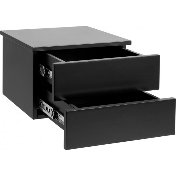 Avignon vägghängt sängbord 37 x 32 cm - Svart Avignon vägghängt sängbord 37 x 32 cm - Svart