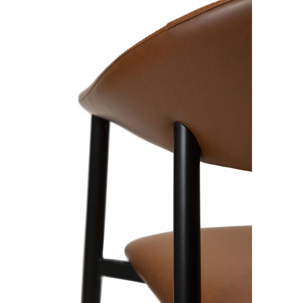 Fauteuil Rover - PU marron clair Fauteuil Rover - PU marron clair