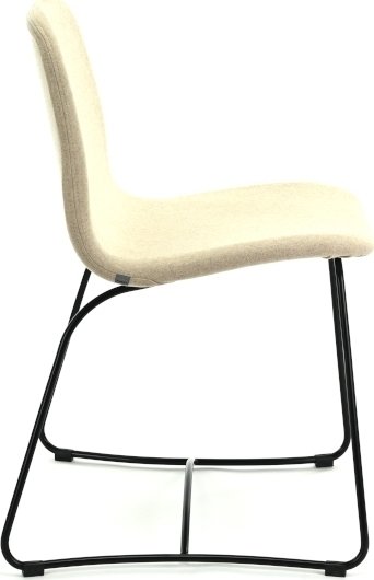 Chaise de salle  manger Hips avec base en mtal - Rembourrage en option