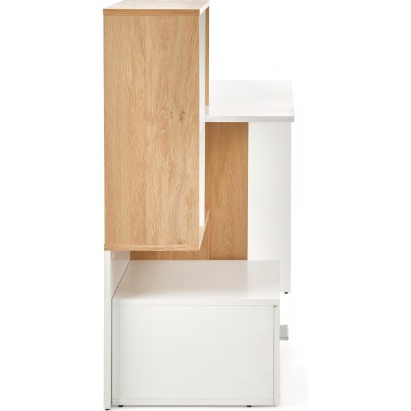 Bureau Myles 149x50 cm - Chêne/blanc Bureau Myles 149x50 cm - Chêne/blanc