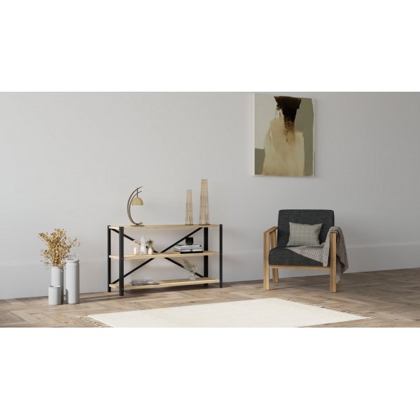 Bibliothèque Derby - Chêne saphir Bibliothèque Derby - Chêne saphir