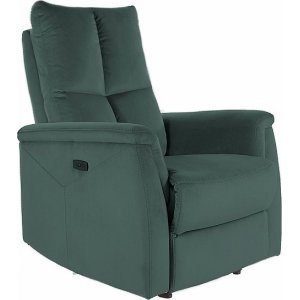 Fauteuil inclinable lectrique rglable Neptun en velours vert