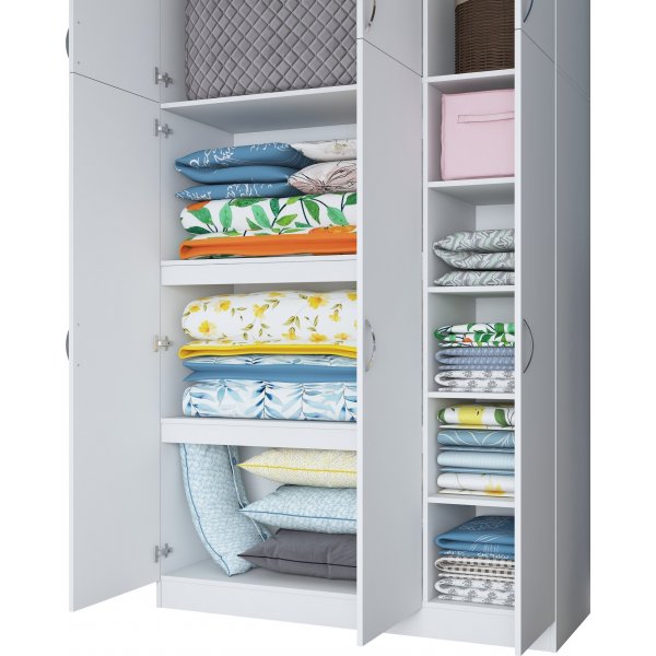 Armoire Baden 4 - Blanc Armoire Baden 4 - Blanc