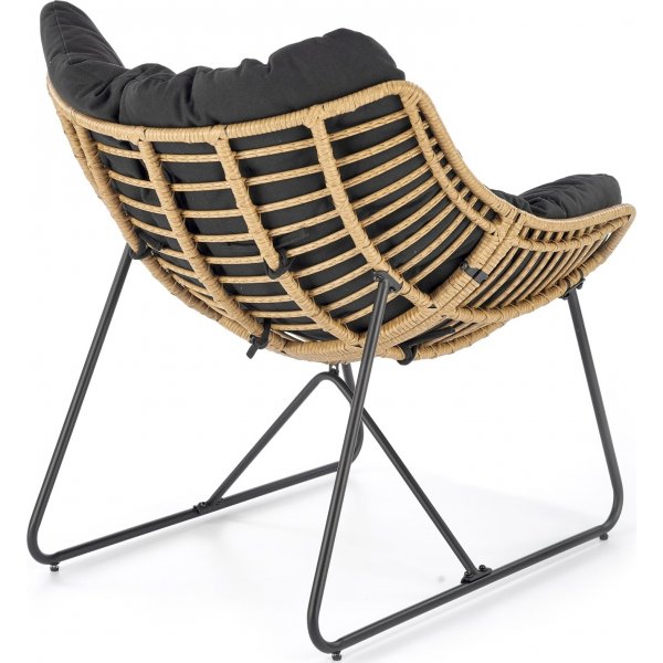 Fauteuil Whisper - Noir/beige Fauteuil Whisper - Noir/beige