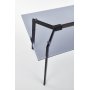 Stein matbord 140 x 80 cm - Svart