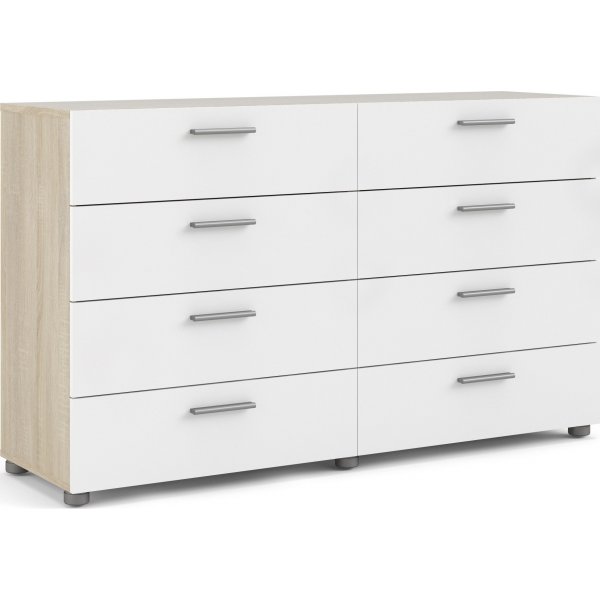 Pepe byr 140 x 40,4 x 82 cm - Ek/vit
