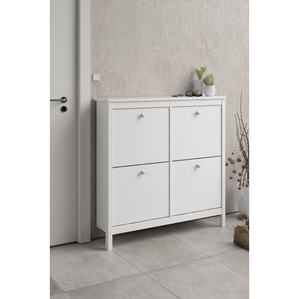 Madrid skoskåp - Vit Madrid skoskåp - Vit