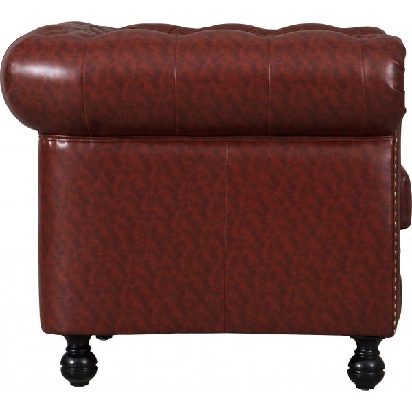 Ftlj chesterfield i brunt PU - Charles