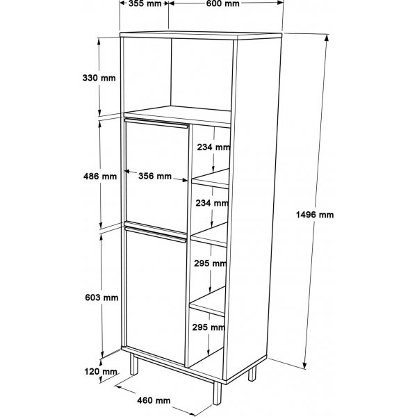 Armoire Ocan 10A - Noyer