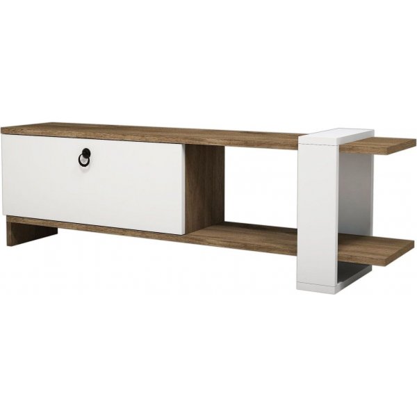 Gaja TV-bänk - Valnöt/vit Gaja TV-bänk - Valnöt/vit