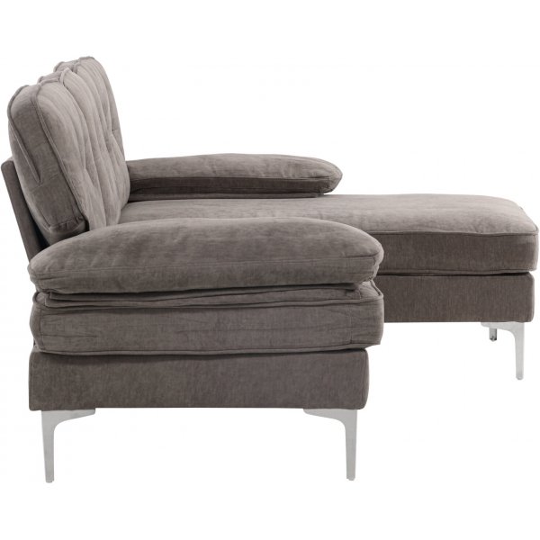 Canapé divan Remis - Gris foncé Canapé divan Remis - Gris foncé