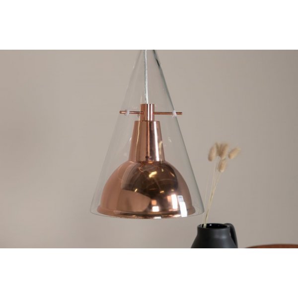 Malmen taklampa - Glas/kopparfärgad metall Malmen taklampa - Glas/kopparfärgad metall