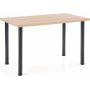 Buno matbord 120 cm - Sonoma ek/svart
