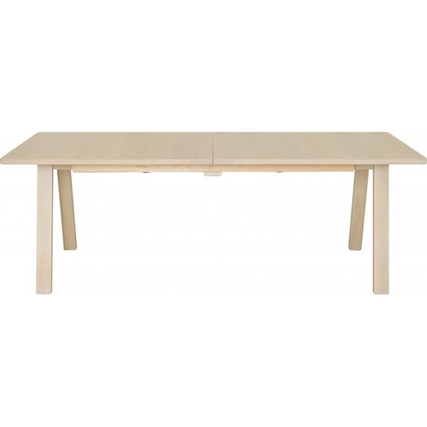 Table  manger Sandholmen 220 x 100 cm - Chne pigment blanc