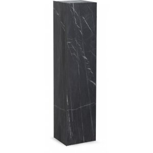 Stone piedestal 90 cm - Svart marmor