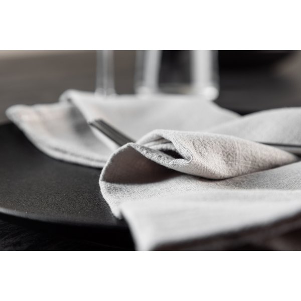 Bloria servett 40 x 40 cm - Ljusgrå Bloria servett 40 x 40 cm - Ljusgrå