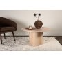 Olivia soffbord 80 cm - Whitewash